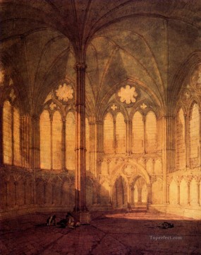 ジョセフ・マロード・ウィリアム・ターナー Painting - ザ チャプター ハウス ソールズベリー大聖堂 ロマンチック ターナー